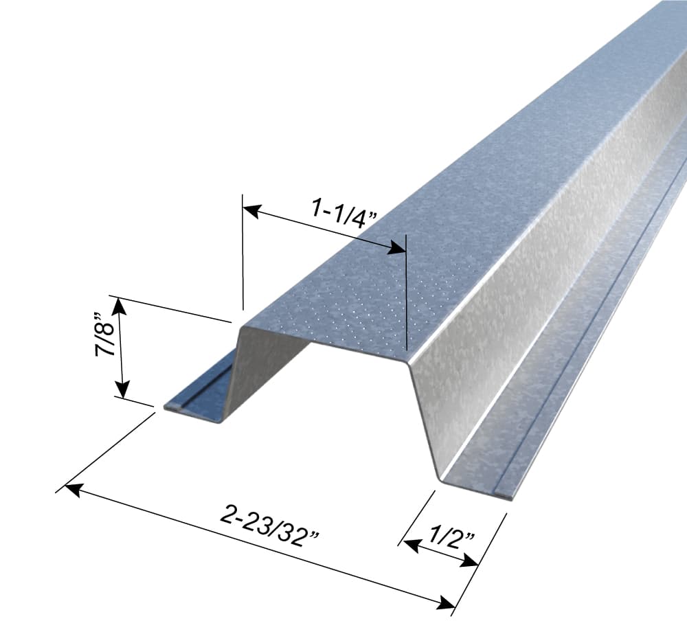 Hemmed edges only available on 18mil (25ga)